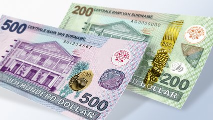 SRD 500 and 200 banknotes